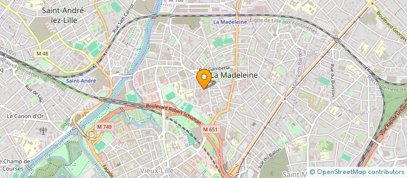 localisation de l'entreprise MONSIEUR MONEER HASSAN DOUSA à LA MADELEINE