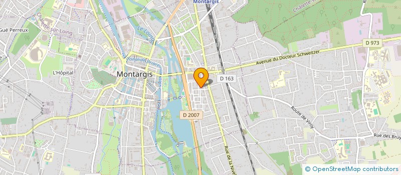 localisation de l'entreprise MONSIEUR MONEKAN GASTON YORO  MONTARGIS