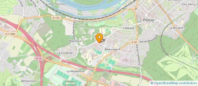 localisation de l'entreprise MONSIEUR MONER BERZOUAMI EL KHAOUJA  POISSY