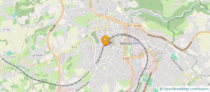 localisation de l'entreprise MONSIEUR MONERE AHMED CHAOUCH  VOIRON