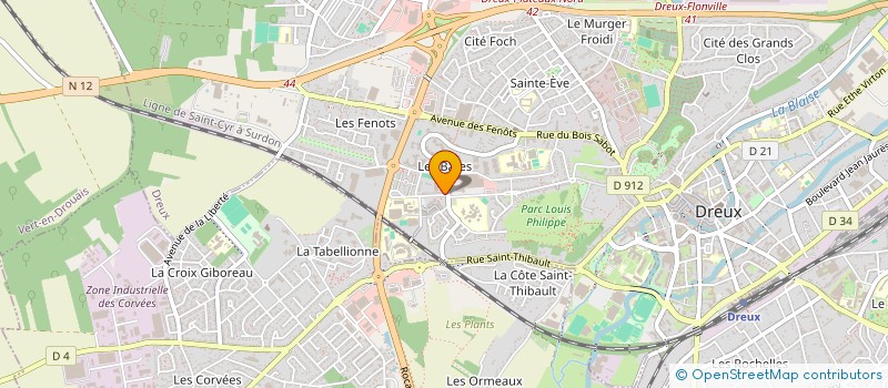 localisation de l'entreprise MONSIEUR MONERET ELOIDIN à DREUX