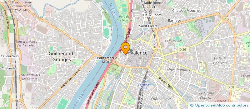 localisation de l'entreprise MONSIEUR MONGI CHAABI  VALENCE