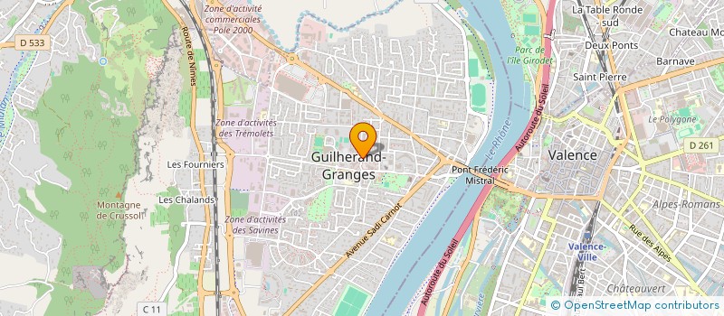 localisation de l'entreprise MONSIEUR MONGI GUESMI  GUILHERAND-GRANGES