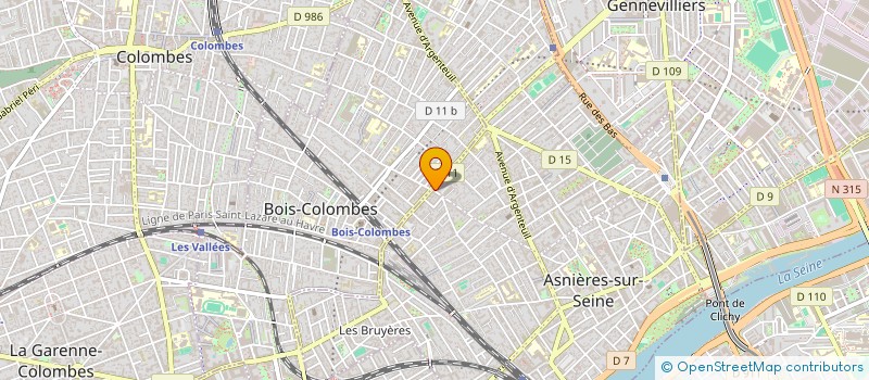 localisation de l'entreprise MONSIEUR MONGI KLITI  ASNIERES-SUR-SEINE