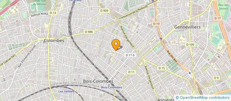 localisation de l'entreprise MONSIEUR MONGI METHNI à BOIS-COLOMBES