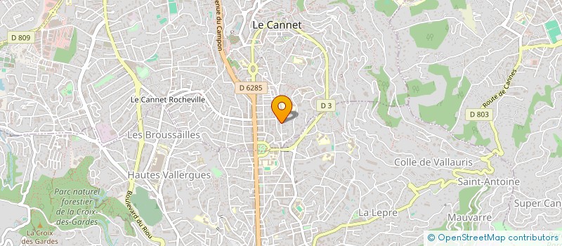 localisation de l'entreprise MONSIEUR MONGI ROMDHANE  LE CANNET