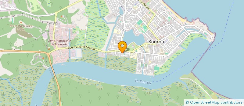 localisation de l'entreprise MONSIEUR MONI ODANG à KOUROU