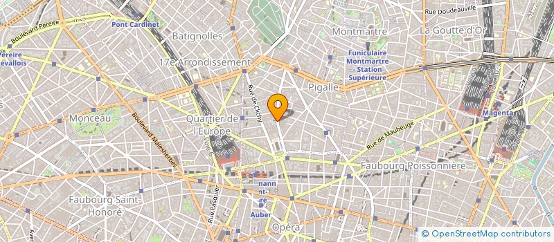 localisation de l'entreprise MONSIEUR MONIQUE BOUSSEAUD à PARIS