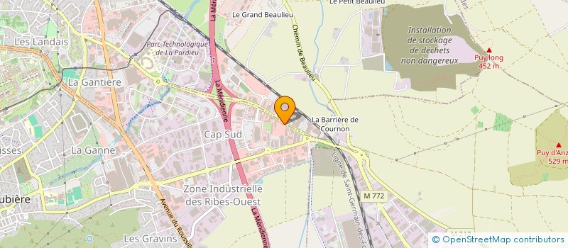 localisation de l'entreprise MONSIEUR MONIQUE CHARBONNIER  AUBIERE