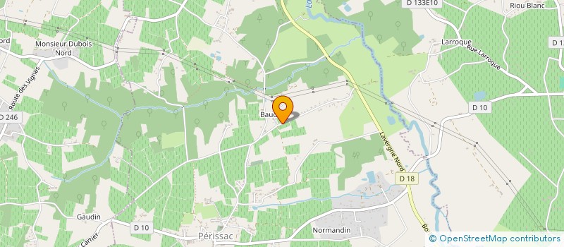 localisation de l'entreprise MONSIEUR MONIQUE JURMANDE  PERISSAC