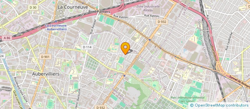 localisation de l'entreprise MONSIEUR MONIR AHMED à AUBERVILLIERS