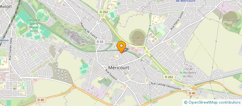 localisation de l'entreprise MONSIEUR MONIR EL ALI  MERICOURT