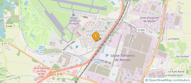 localisation de l'entreprise MONSIEUR MONIR EL ATALATI  SAINT-JACQUES-DE-LA-LANDE