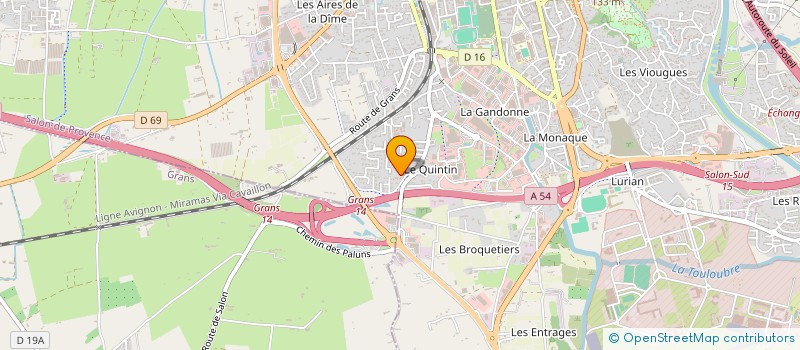 localisation de l'entreprise MONSIEUR MONIR EL OTMANI  SALON-DE-PROVENCE