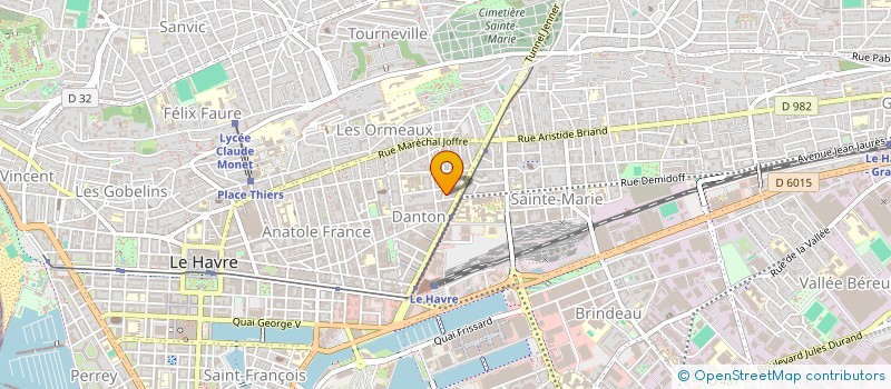 localisation de l'entreprise MONSIEUR MONIR KHAN ATAEY  LE HAVRE