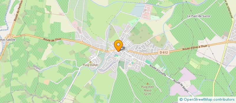 localisation de l'entreprise MONSIEUR MONIR MATHLOUTHI  BAGES