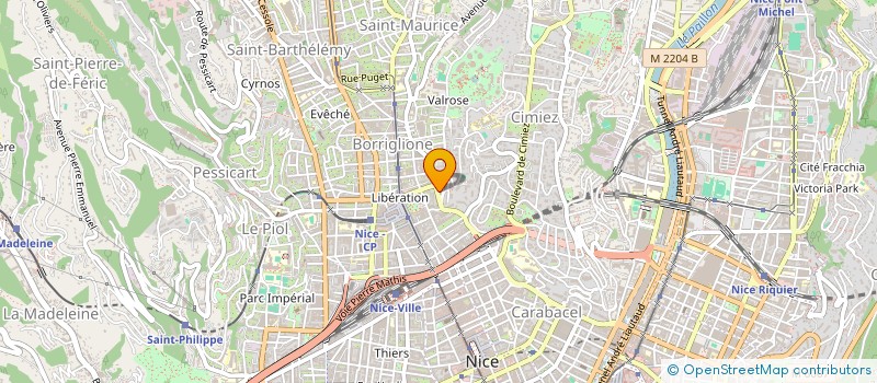 localisation de l'entreprise MONSIEUR MONIR OUAHRANI à NICE