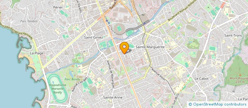 localisation de l'entreprise MONSIEUR MONIR RAIS à MARSEILLE