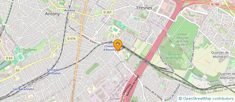 localisation de l'entreprise MONSIEUR MONIRE EL RHAZOUANI à ANTONY