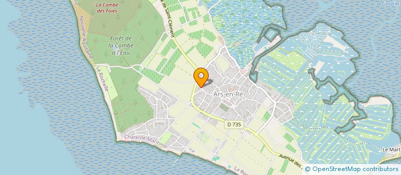 localisation de l'entreprise MONSIEUR MONJI BELJATTOU  ARS-EN-RE