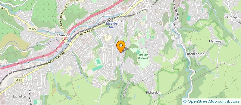 localisation de l'entreprise MONSIEUR MONJI KRIDAN  RIVE-DE-GIER