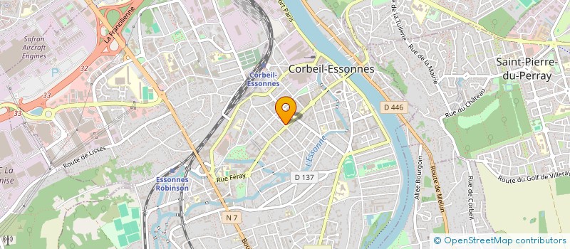 localisation de l'entreprise MONSIEUR MONJURUL KARIM à CORBEIL-ESSONNES