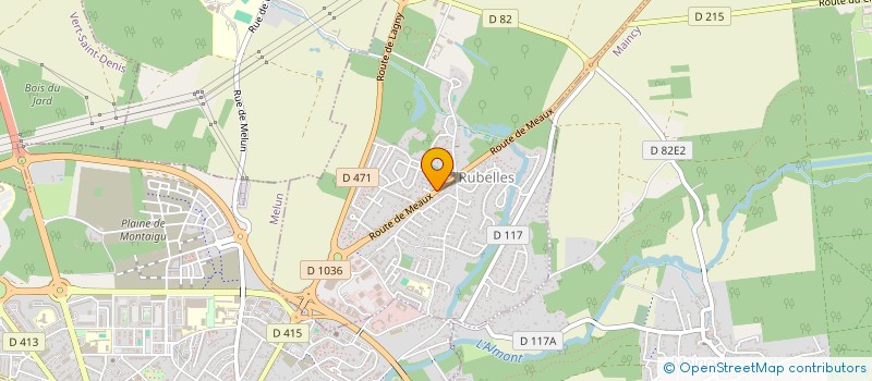 localisation de l'entreprise MONSIEUR MONNET BEUGRE  RUBELLES