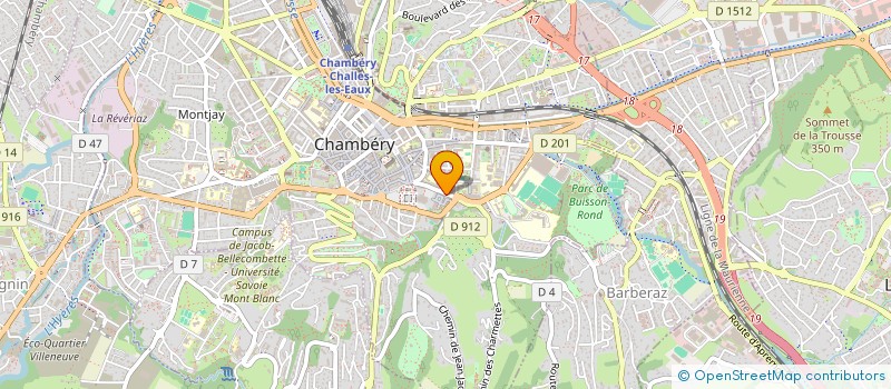 localisation de l'entreprise MONSIEUR MONNET JEAN-PATRICK AHO  CHAMBERY