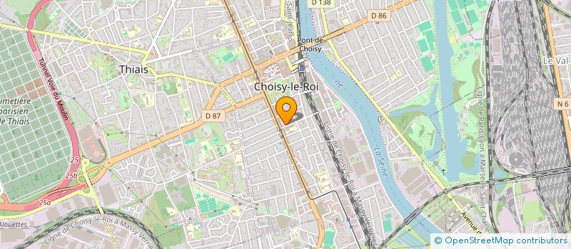 localisation de l'entreprise MONSIEUR MONNOE DJEA à CHOISY-LE-ROI