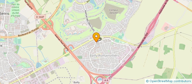 localisation de l'entreprise MONSIEUR MONPITOU LY  BAILLY-ROMAINVILLIERS