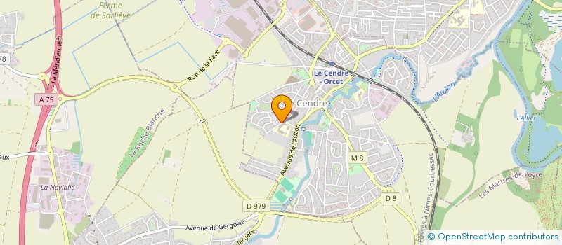 localisation de l'entreprise MONSIEUR MONSEF KORBESLI  LE CENDRE