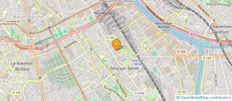 localisation de l'entreprise MONSIEUR MONSSEF EL HADRAOUI  IVRY-SUR-SEINE