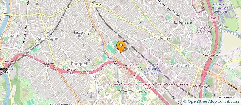 localisation de l'entreprise MONSIEUR MONSSIF BAKRI  TOULOUSE