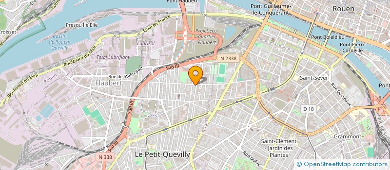 localisation de l'entreprise MONSIEUR MONTACERE LARIBI  LE PETIT-QUEVILLY