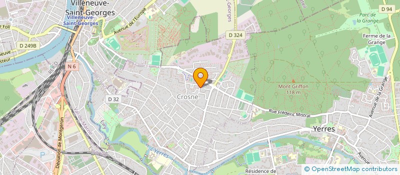 localisation de l'entreprise MONSIEUR MONTASAR LETIFI  CROSNE