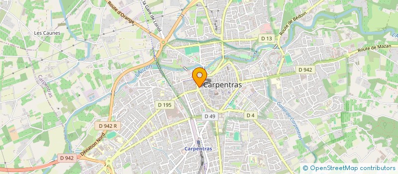 localisation de l'entreprise MONSIEUR MONTASSAR AHMED  CARPENTRAS
