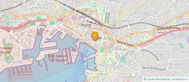 localisation de l'entreprise MONSIEUR MONTASSAR CHAABANE  TOULON