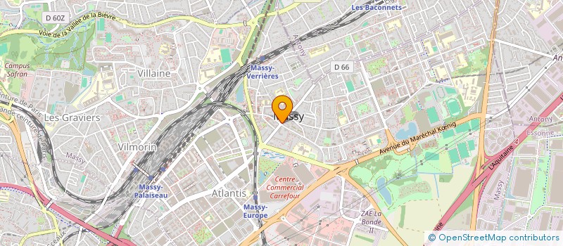 localisation de l'entreprise MONSIEUR MONTASSAR CHOUIKH à MASSY