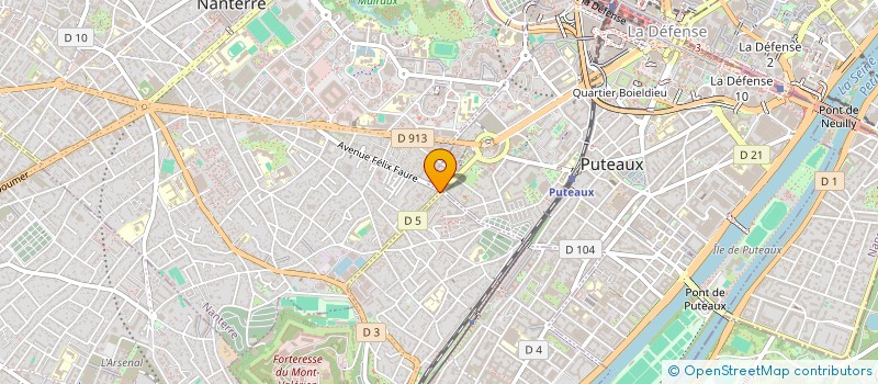 localisation de l'entreprise MONSIEUR MONTASSAR TAOUAI à NANTERRE