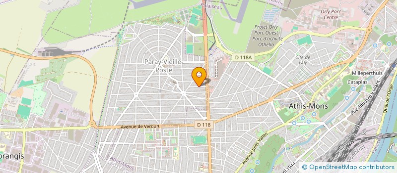 localisation de l'entreprise MONSIEUR MONTASSER AFRAKLA  PARAY-VIEILLE-POSTE