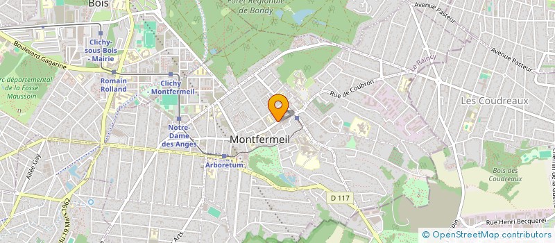 localisation de l'entreprise MONSIEUR MONTFERMEIL GIL  MONTFERMEIL