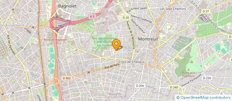 localisation de l'entreprise MONSIEUR MONTREUIL GARCON à MONTREUIL