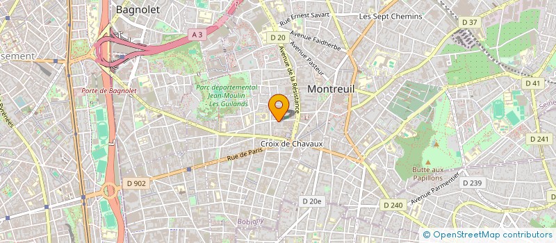 localisation de l'entreprise MONSIEUR MONTREUIL GARCON SERRURIER à MONTREUIL