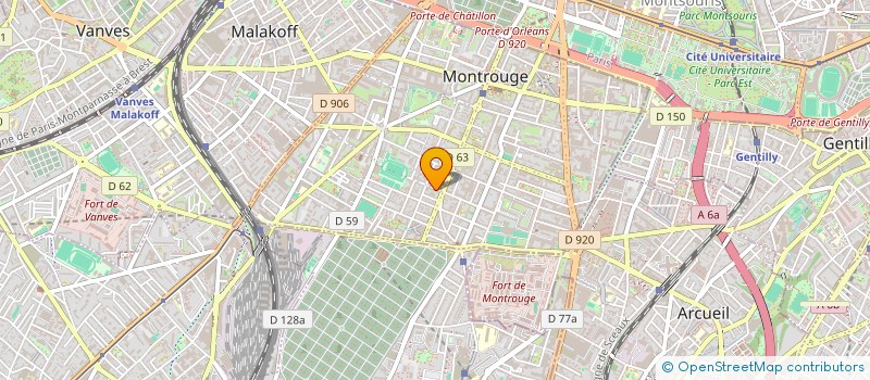 localisation de l'entreprise MONSIEUR MONTROUGE GUILLAUME PLOMBIER  MONTROUGE