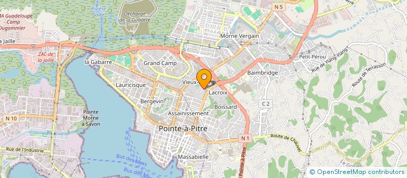 localisation de l'entreprise MONSIEUR MONUMA JOSEPH à LES ABYMES