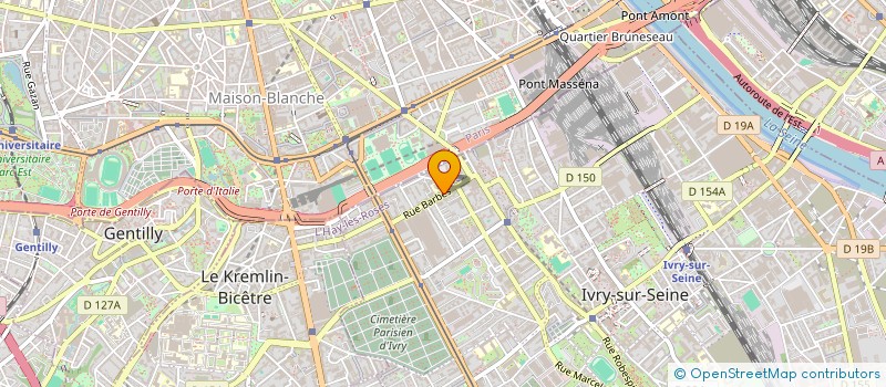 localisation de l'entreprise MONSIEUR MONY PAV  IVRY-SUR-SEINE