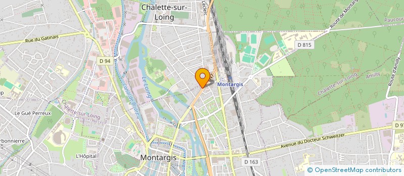 localisation de l'entreprise MONSIEUR MONY TAING à MONTARGIS