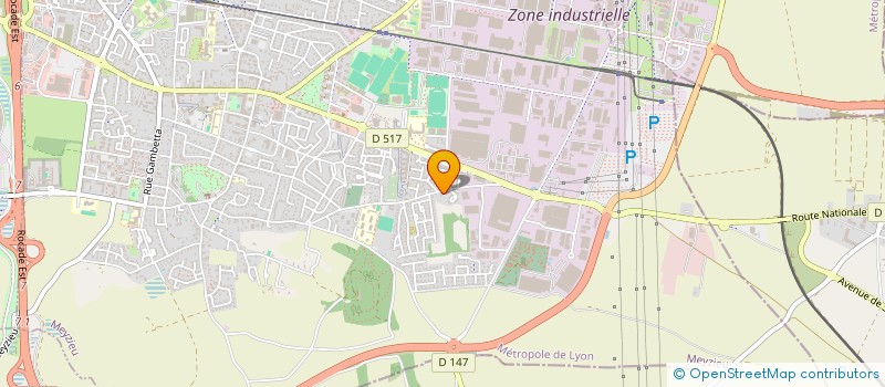 localisation de l'entreprise MONSIEUR MONYVONG PET  MEYZIEU