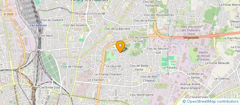 localisation de l'entreprise MONSIEUR MONZALE MBEMBA  ORLEANS