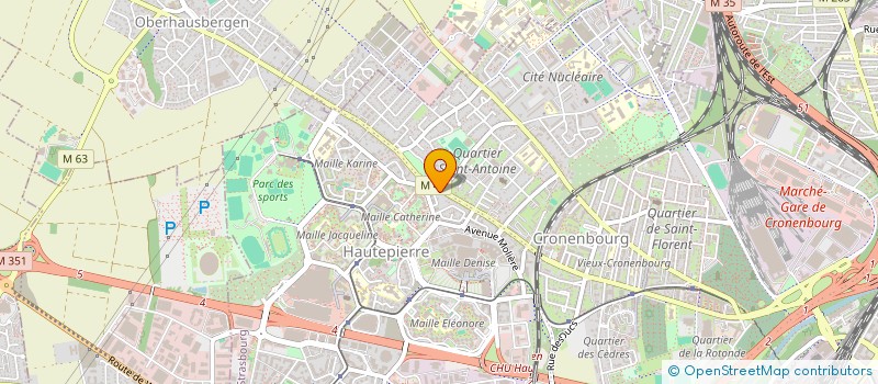 localisation de l'entreprise MONSIEUR MONZER BITTAR à STRASBOURG